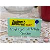 Image 8 : Vintage Kitchen Collector Combo including Corningware Tea Pot, Pyrex Red Refrigerator Dishes, Salt a