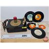 Image 1 : RCA Victor Electric Record Player w/Records (3)