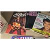 Image 3 : Elvis Presley Collector Combo including Albums, Books, Cards, VHS, etc