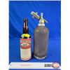 Image 1 : Seltzer Bottle w/Silverwood Springs Bottle (Paper Label) (SEE PICS!)