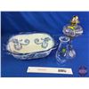 Image 1 : Large Doulton Ceramic Bowl w/Coal Oil Lamp