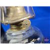 Image 8 : Coal Oil Lamp w/Wall Bracket and Reflector
