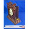 Image 3 : Pulford 8 Day Mantle Clock  (Note : No Glass : No Key : Needs Work)
