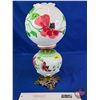 Image 1 : Gone with the Wind Style Coal Oil Lamp (Hand painted)