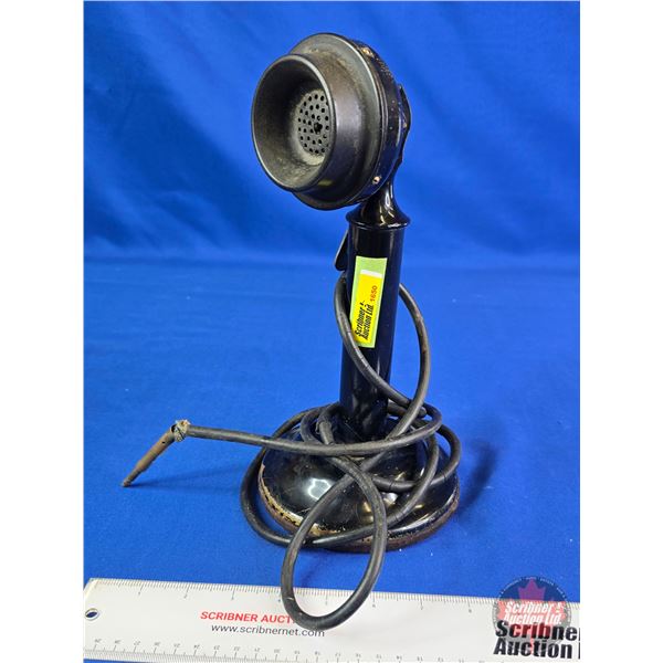 Northern Electric Candlestick Phone  (11-1/4"H)