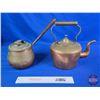 Image 2 : Copper Kettles  (Largest Measures : 12"H x 12"W)  (SEE PICS!)