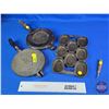 Image 1 : Cast Iron Waffle Irons & Cornbread Pan (SEE PICS!)