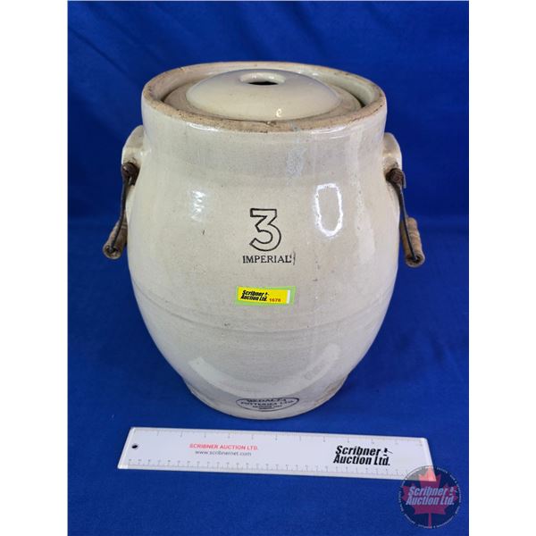 Medalta 3 Imp Gal Butter Churn Crock