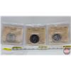 Image 1 : Canada Fifty Cent (3): ~ 2005P (ICCS Cert: MS65) ~ 2006P (ICCS Cert: MS65) ~ 2007 (ICCS Cert : MS65)