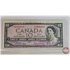 Image 2 : Canada $10 Bills 1954 (2): - Beattie/Rasminsky #VT2706637 - Beattie/Rasminsky #PV2699129  (See Pics 