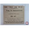 Image 10 : Canada Twenty Five Cent (4):  ~ 2015 Poppy (ICCS Cert: MS-65) ~ 2015 Poppy ; Colour (ICCS Cert: MS-6