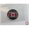 Image 8 : Canada Twenty Five Cent (4):  ~ 2015 Poppy (ICCS Cert: MS-65) ~ 2015 Poppy ; Colour (ICCS Cert: MS-6