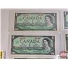 Image 2 : Canada $1 Bills 1967 Centennial (10) : Beattie/Rasminsky 1867  (See Pics for Varieties, Conditions,