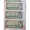 Image 3 : Canada $1 Bills 1967 Centennial (10) : Beattie/Rasminsky 1867  (See Pics for Varieties, Conditions,