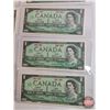 Image 5 : Canada $1 Bills 1967 Centennial (10) : Beattie/Rasminsky 1867  (See Pics for Varieties, Conditions,