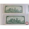 Image 7 : Canada $1 Bills 1967 Centennial (10) : Beattie/Rasminsky 1867  (See Pics for Varieties, Conditions,