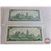 Image 9 : Canada $1 Bills 1967 Centennial (10) : Beattie/Rasminsky 1867  (See Pics for Varieties, Conditions,