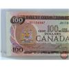 Image 2 : Canada $100 Bill 1975 : Lawson/Bouey #JB1106487 (See Pics for Varieties, Conditions, Serial Numbers,
