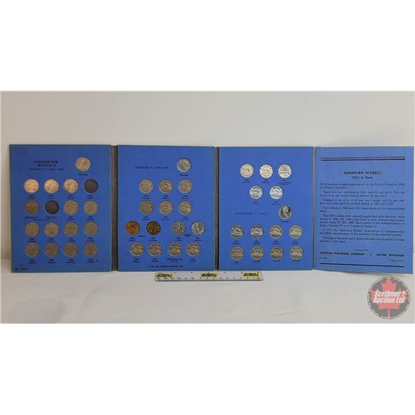 Canada Five Cent Collection in Whitman Portfolio (44) : From 1922 - 1960 (Intermittent) (Not Complet