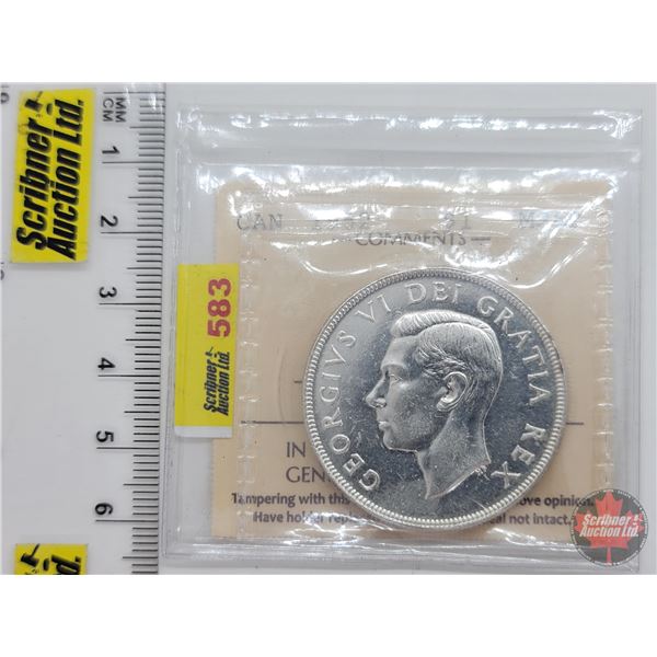 Canada Dollar 1952 "WL" (ICCS Cert: MS62) (SEE PICS!)  (Listing & Descriptions are a GUIDE ONLY and 