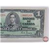 Image 3 : Bank of Canada $1 Bill 1937 : Coyne/Towers #KN3005268 (See Pics for Varieties, Conditions, Serial Nu