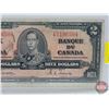 Image 3 : Bank of Canada $2 Bill 1937 : Gordon/Towers #YB7196504 (See Pics for Varieties, Conditions, Serial N