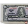 Image 2 : Bank of Canada $10 Bill 1937 : Gordon/Towers #OD3213759 (See Pics for Varieties, Conditions, Serial 