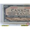 Image 2 : Canada $100 Bill 1954 : Beattie/Rasminsky #BJ0769997 (See Pics for Varieties, Conditions, Serial Num