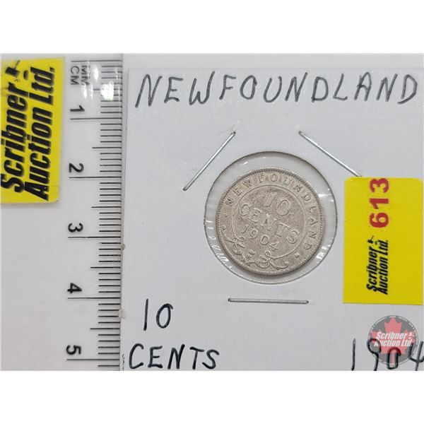 Newfoundland Ten Cent 1904 (SEE PICS!)  (Listing & Descriptions are a GUIDE ONLY and are subject to 