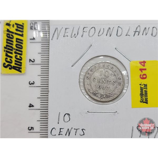 Newfoundland Ten Cent 1947 (SEE PICS!)  (Listing & Descriptions are a GUIDE ONLY and are subject to 