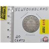 Image 1 : Newfoundland Twenty Cent 1870 (SEE PICS!)  (Listing & Descriptions are a GUIDE ONLY and are subject 