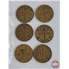 Image 2 : Canada Five Cent 1943 Tombac (6 Coins) (SEE PICS!)  (Listing & Descriptions are a GUIDE ONLY and are