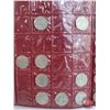 Image 2 : Canada Five Cent Collection in Portfolio (26 Coins) From 1922 - 1963 (Intermittent) (Not Complete : 