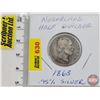 Image 1 : Netherlands 1863 : ½ Gulden - Willem III  : (Composition Silver .945) (SEE PICS!) (Non-Magnetic) (Li