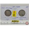 Image 1 : Canada Twenty Five Cent (2) : 1948; 1948 (SEE PICS!)  (Listing & Descriptions are a GUIDE ONLY and a