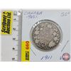 Image 1 : Canada Fifty Cent 1911 (SEE PICS!)  (Listing & Descriptions are a GUIDE ONLY and are subject to chan