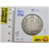 Image 1 : Canada Fifty Cent 1912 (SEE PICS!)  (Listing & Descriptions are a GUIDE ONLY and are subject to chan