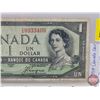 Image 2 : Canada $1 Bill 1954DF "Devils Face" : Beattie/Coyne #SA8933409 (See Pics for Varieties, Conditions, 