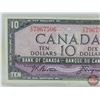 Image 2 : Canada $10 Bill 1954 : Beattie/Coyne #TD7967506 (See Pics for Varieties, Conditions, Serial Numbers,