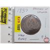Image 1 : Province du bas Canada Un Sou 1837 Half Penny (SEE PICS!)  (Listing & Descriptions are a GUIDE ONLY 