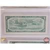 Image 8 : Canada One Dollar Bills (4): - 1937 Coyne/Towers #ZM9285667 - 1954 Lawson/Bouey #AI7426745 - 1967 Be
