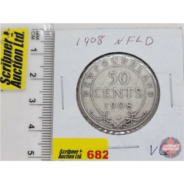 Newfoundland Fifty Cent 1908 (SEE PICS!)  (Listing & Descriptions are a GUIDE ONLY and are subject t