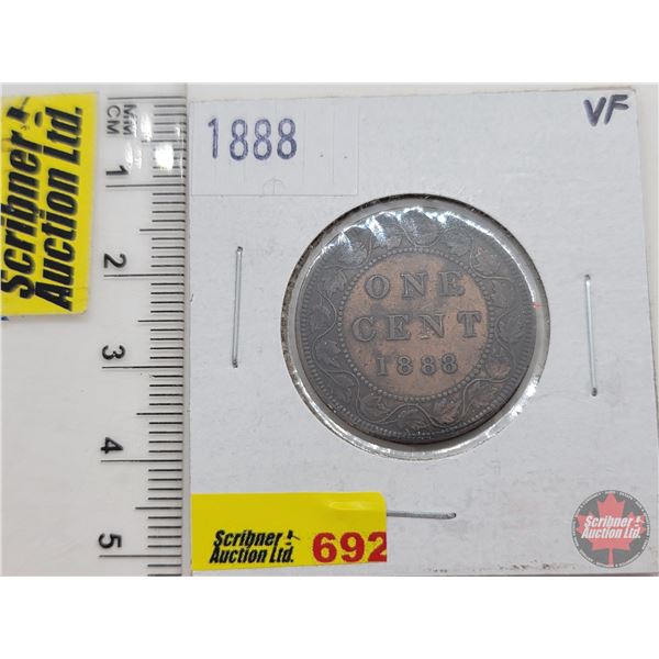 Canada Large Cent 1888 (SEE PICS!)  (Listing & Descriptions are a GUIDE ONLY and are subject to chan