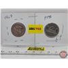 Image 1 : Canada Five Cent (2) : 1950; 1967 (SEE PICS!)  (Listing & Descriptions are a GUIDE ONLY and are subj