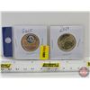 Image 1 : Canada Loonies 2025 (2) Color ; Non-Colored (SEE PICS!)  (Listing & Descriptions are a GUIDE ONLY an