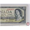Image 2 : Canada $20 Bill 1954DF "Devils Face" : Coyne/Towers #AE0983677 (See Pics for Varieties, Conditions, 