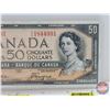 Image 2 : Canada $50 Bill 1954DF "Devils Face" : Beattie/Coyne #AH1844991 (See Pics for Varieties, Conditions,
