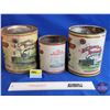 Image 2 : Rogers' Golden Syrup Tins (3) : Smoke on all 3 (Largest Measures : 7-1/2"H)