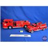 Image 1 : Buddy L & Tonka Fire Trucks (Note: Both Missing Parts)