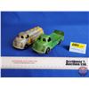 Image 1 : Londontoy Diecast Trucks (2): Canada Dry (Green Working) & Shell (Yellow Not Working) (Both Measure